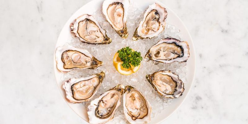 Raw or undercooked shellfish