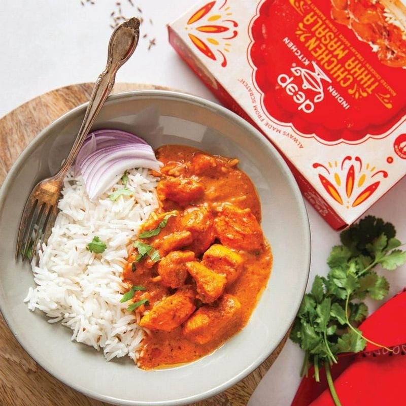 Chicken Tikka Masala With Basmati Rice