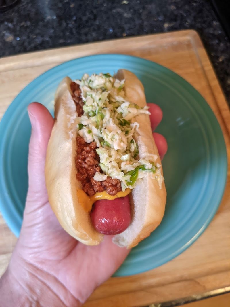 Carolina-Style All The Way Dog (North Carolina)