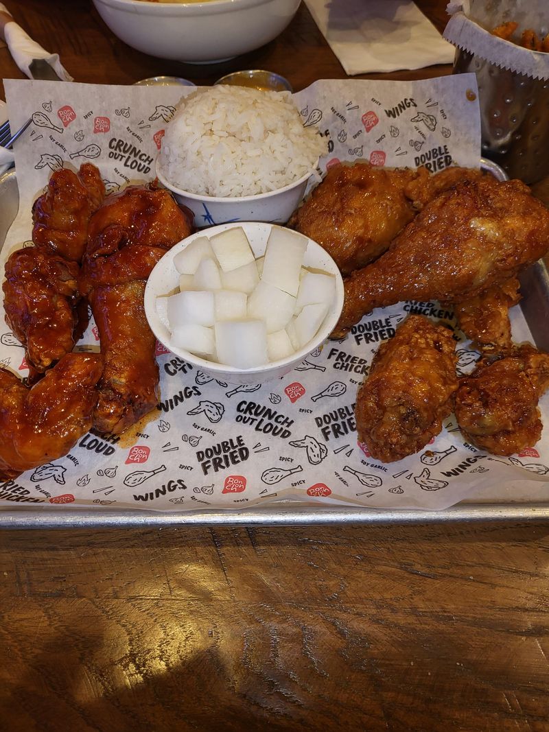 Bonchon Korean Fried Chicken with Rice