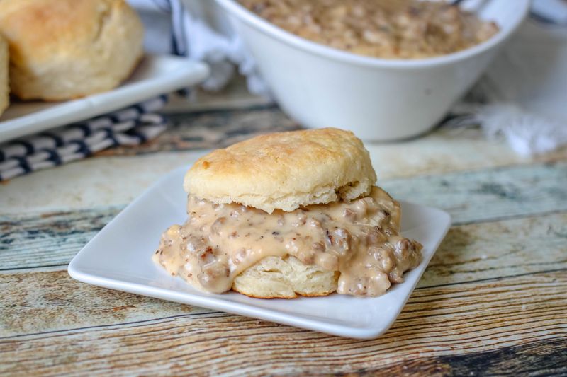 Biscuits and Sausage Gravy