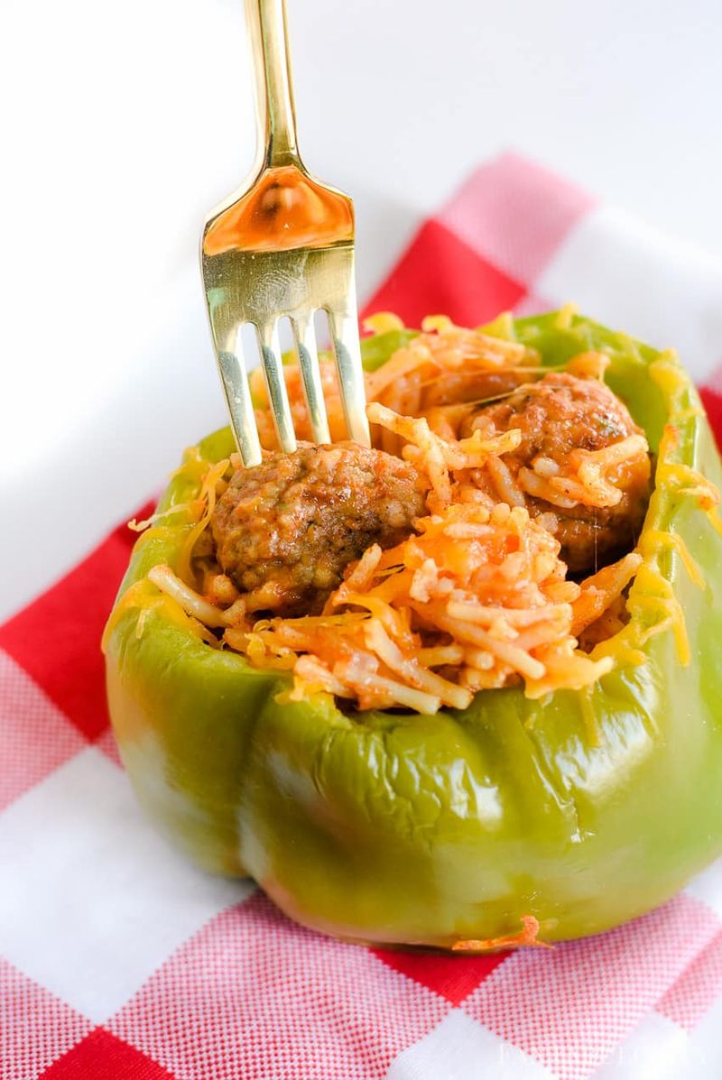 Stuffed Pepper Meatballs