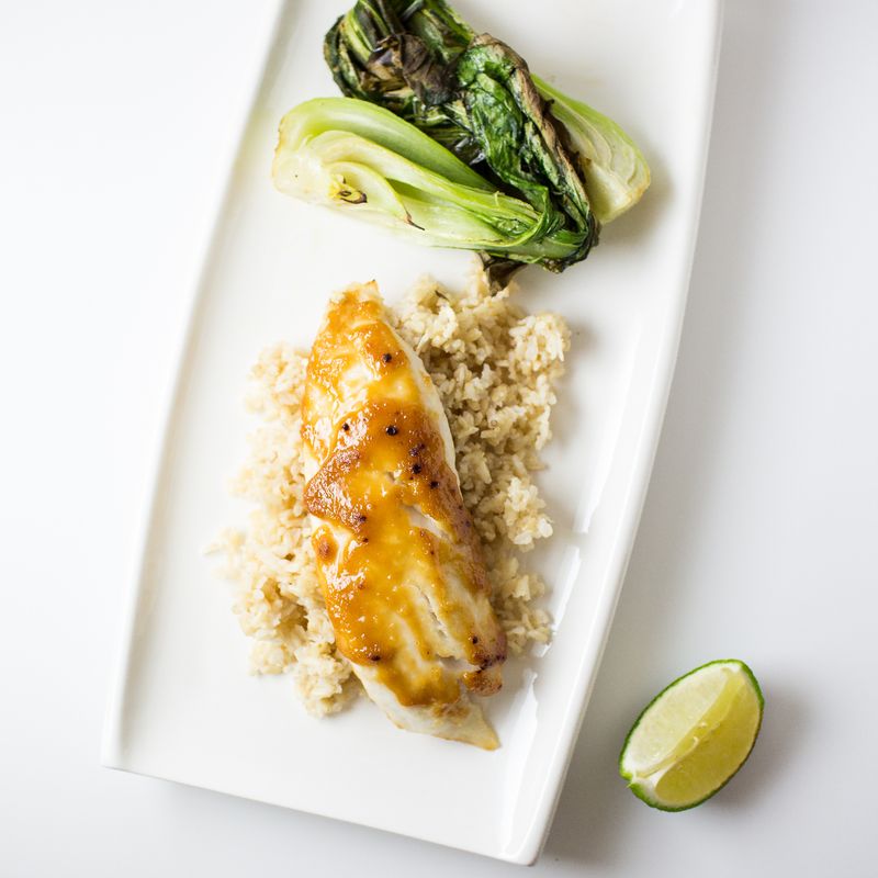 Miso Ginger Cod With Bok Choy