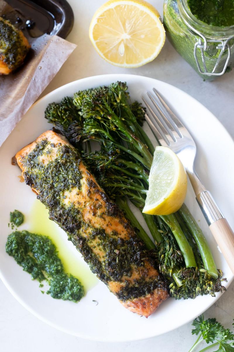 Chimichurri Salmon