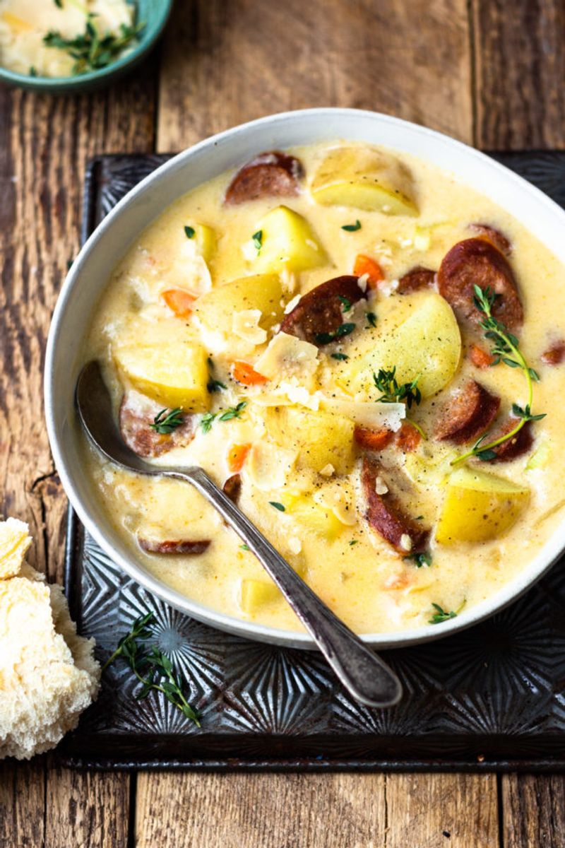 Smoked Sausage and Potato Chowder