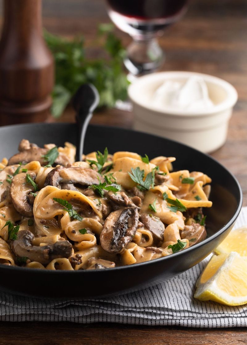 Beef Stroganoff Skillet