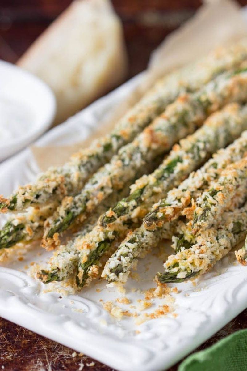 Crispy Parmesan Asparagus Fries