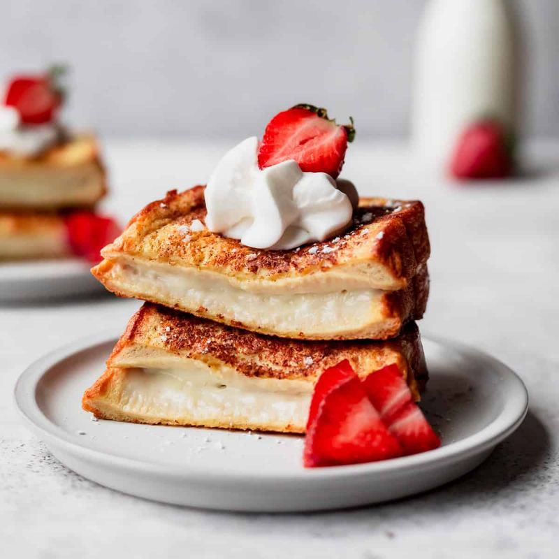 Cheesecake-Stuffed French Toast