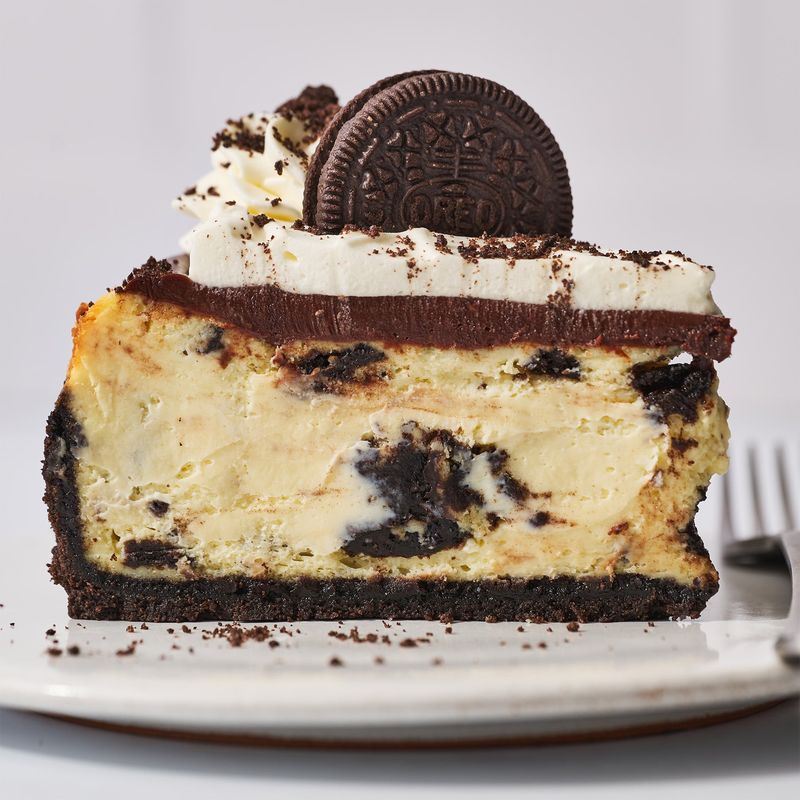 Oreo cookies-and-cream cheesecake