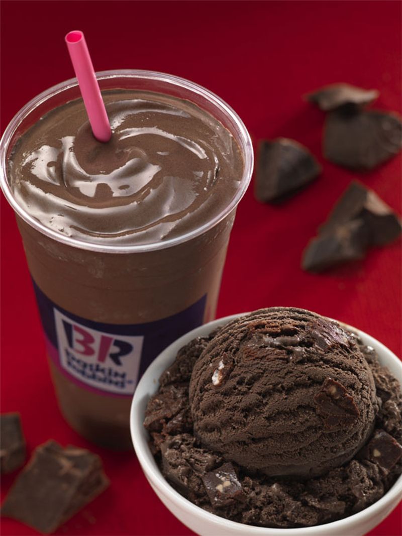 Baskin Robbins Chocolate Raspberry Truffle