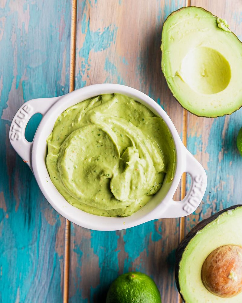 Avocado Crema Instead of Sour Cream