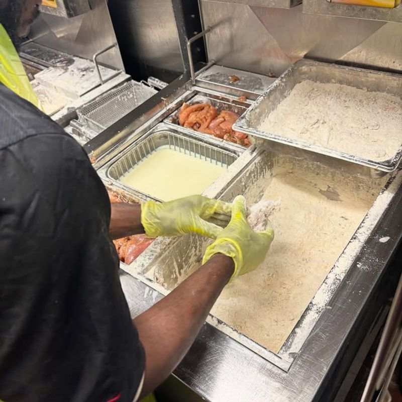Hand-breaded every shift