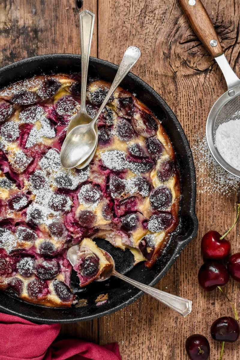 Cherry Almond Clafoutis