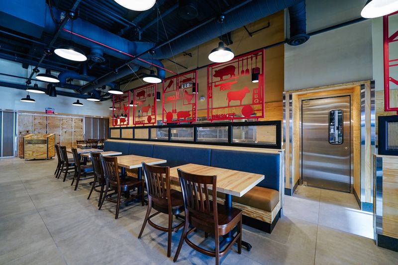 Open Kitchen Where Pitmasters Work