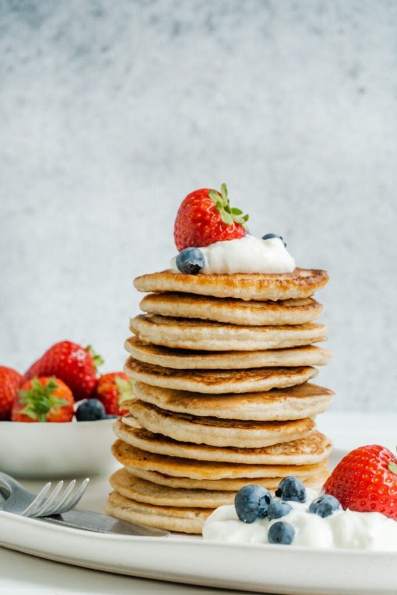 Cottage Cheese Protein Pancakes