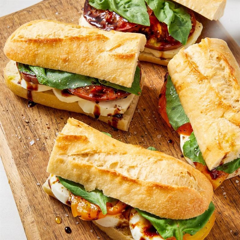 Basil in Sandwiches and Wraps