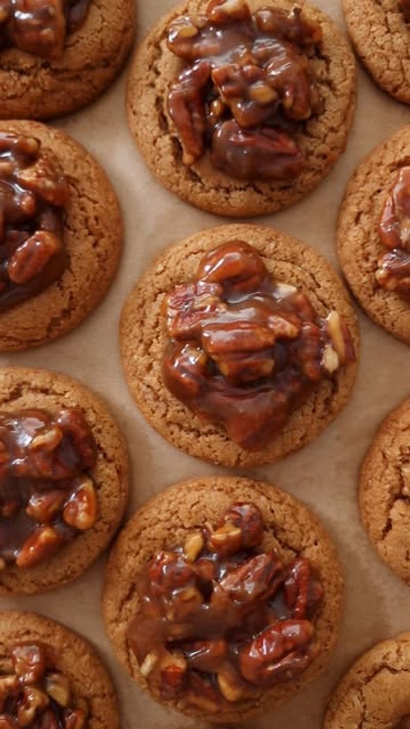 Pecan Pie Stuffed Cookies