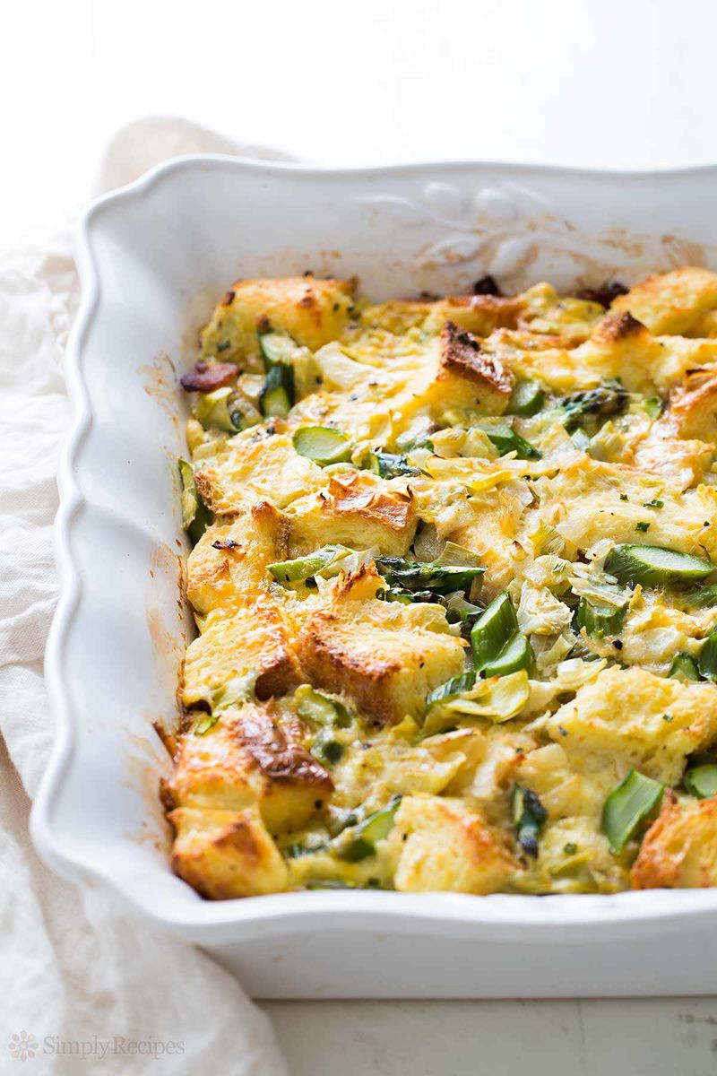 Asparagus And Cheese Strata