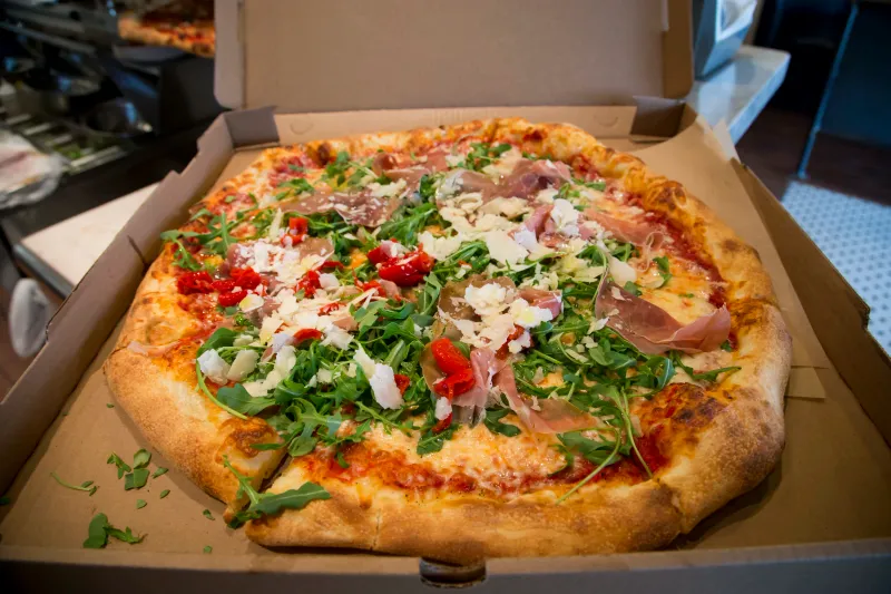 Spicy Pig Pizza — Audrey Jane’s Pizza Garage (Boulder, Colorado)