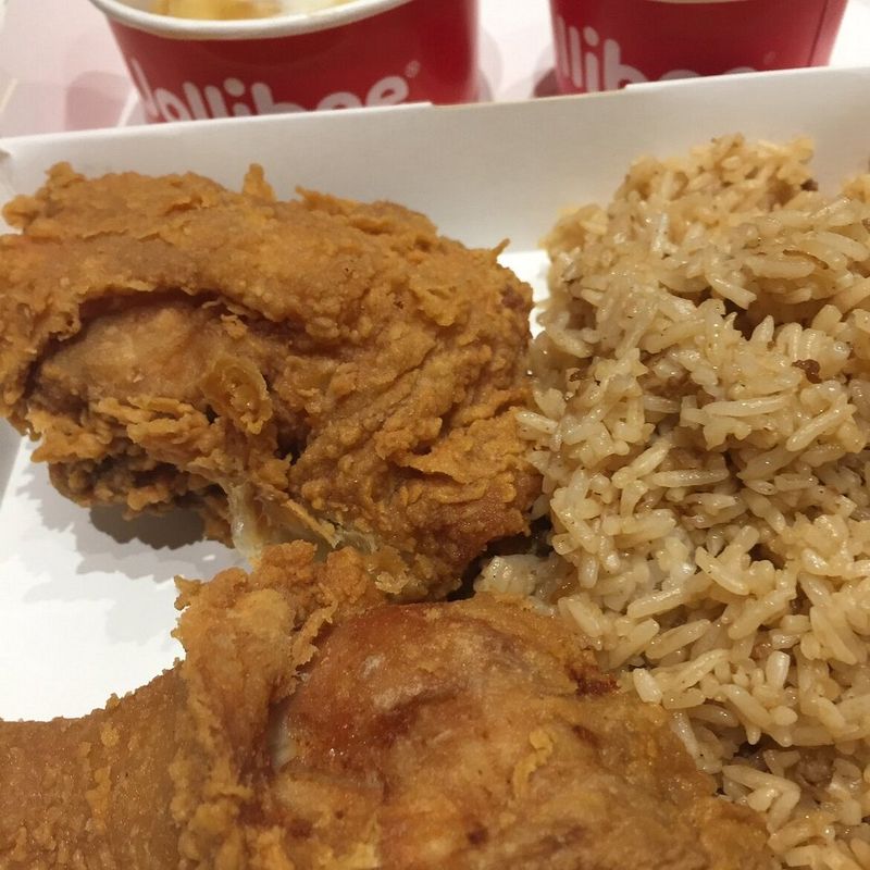 Jollibee Breakfast Chickenjoy with Rice