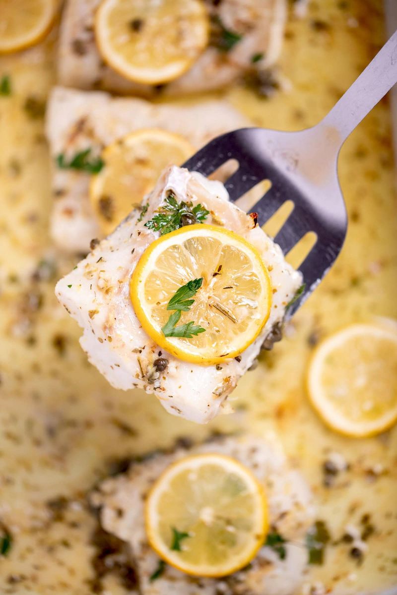 Baked Lemon Cod