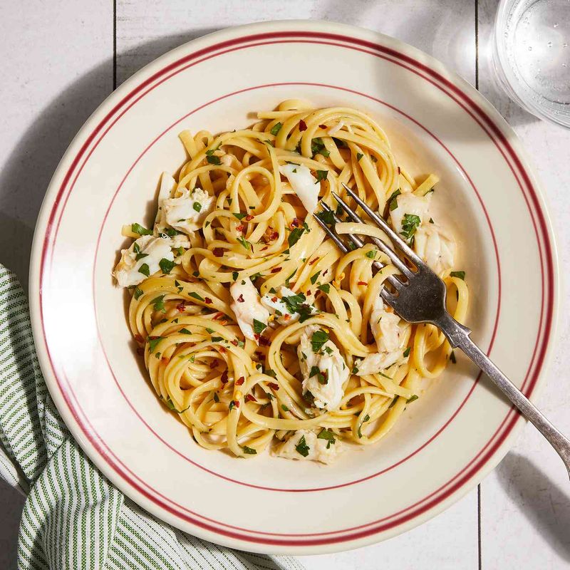 Crab Pasta with Lemon Butter