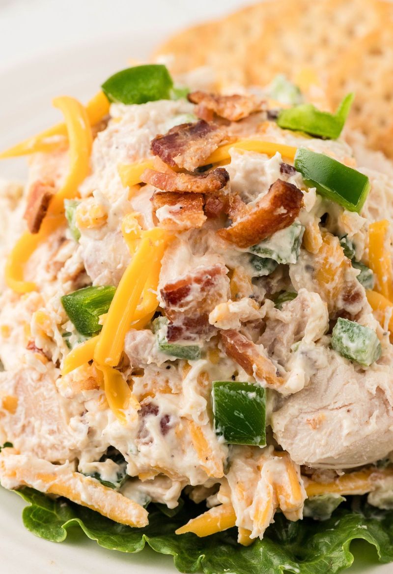 Jalapeno Popper Chicken Salad