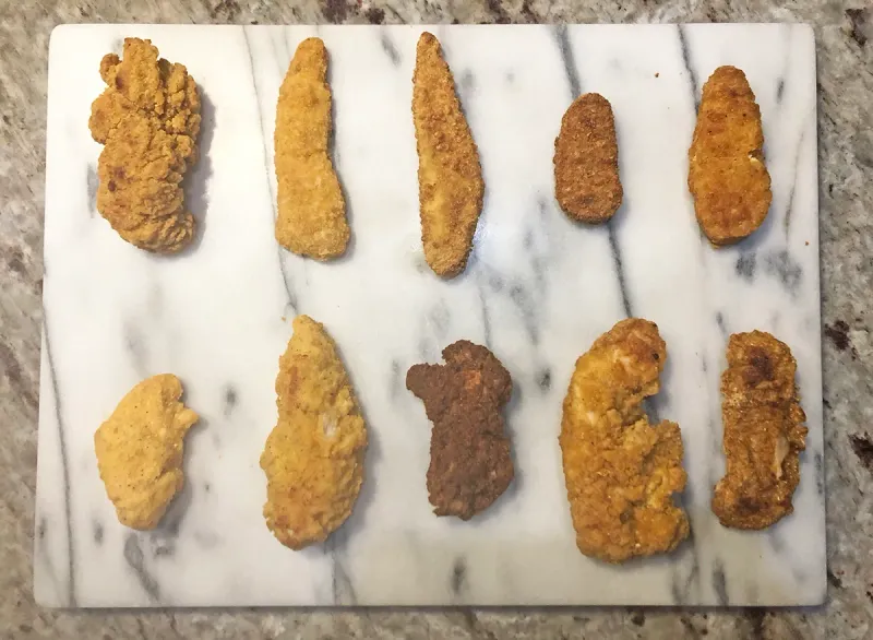 Chicken Tenders That Are Clearly Frozen