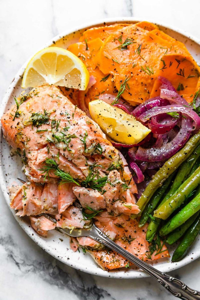 Sheet Pan Lemon Herb Salmon
