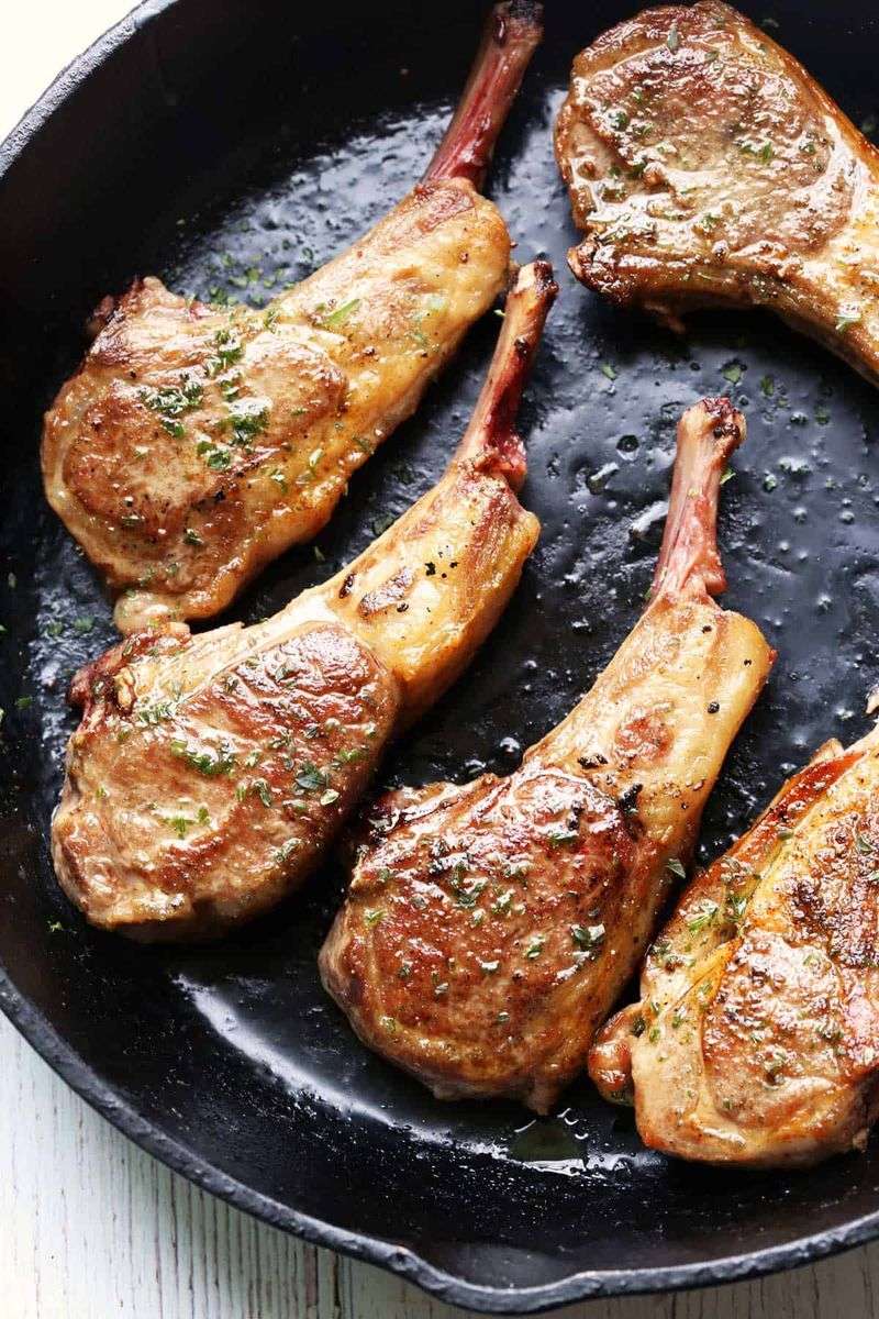 Pan-Seared Lamb Chops