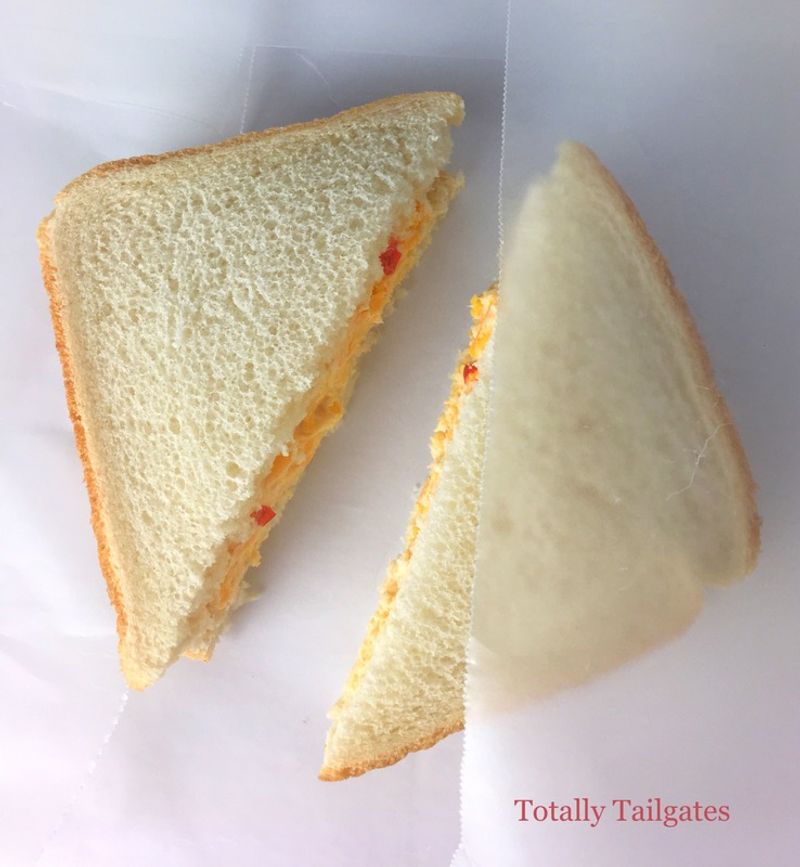 Pimento Cheese Sandwich Triangles