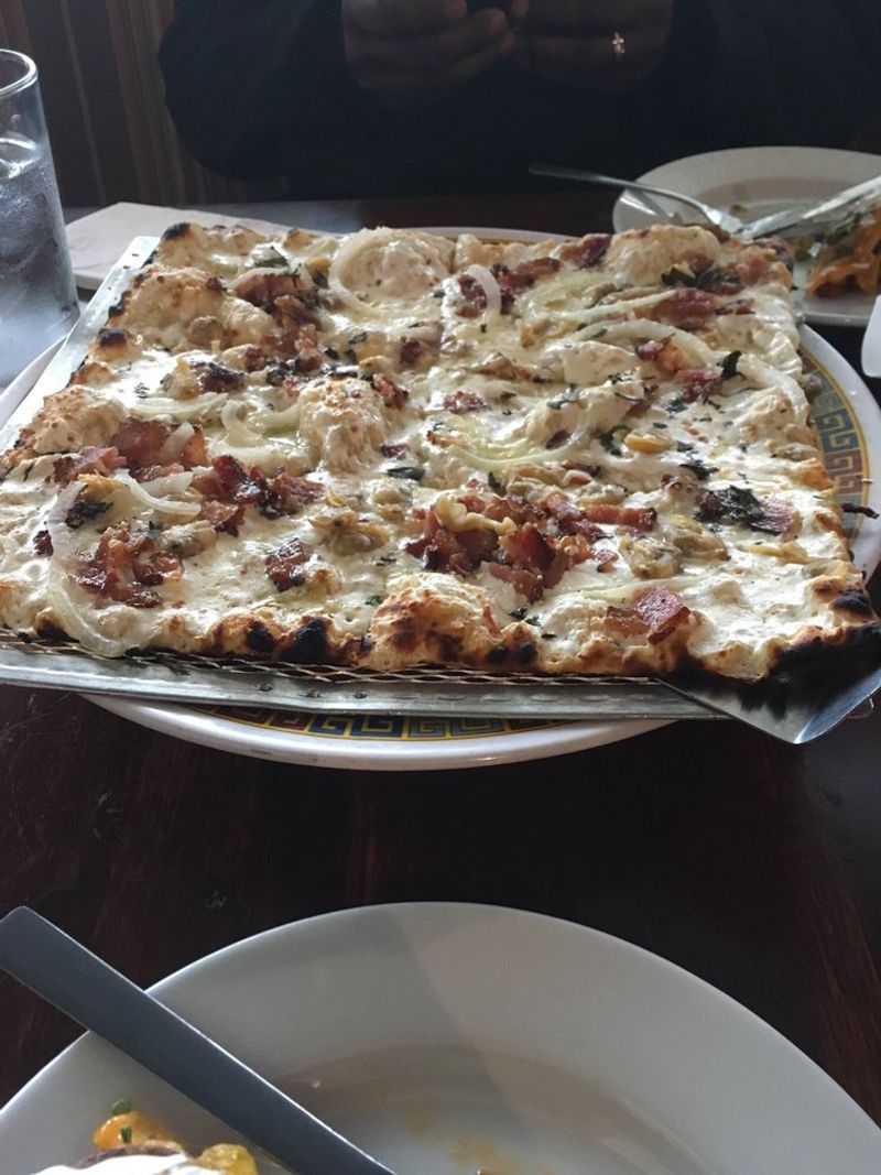Bacon and Clam Pizza — Joe Squared (Baltimore, Maryland)