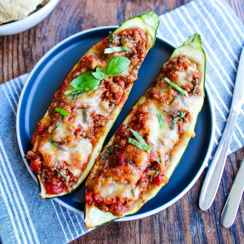 Stuffed Zucchini Boats