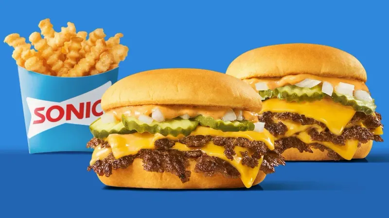 Sonic SuperSONIC Double Cheeseburger