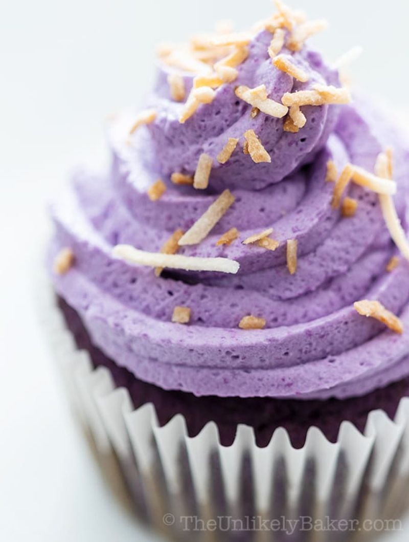 Ube Coconut Dream Cupcakes