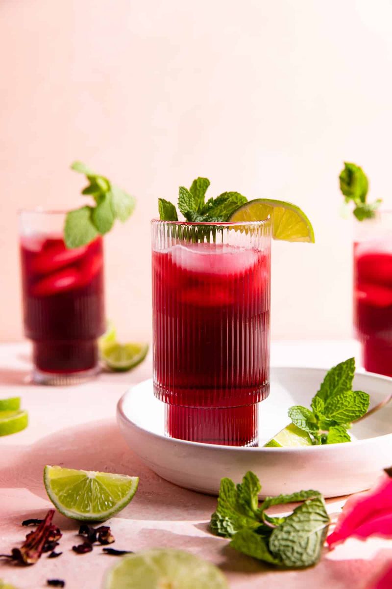 Hibiscus Harmony: A Tangy Red Tradition
