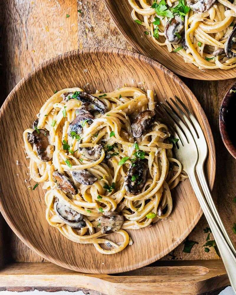 Mushroom and Black Pepper Pasta