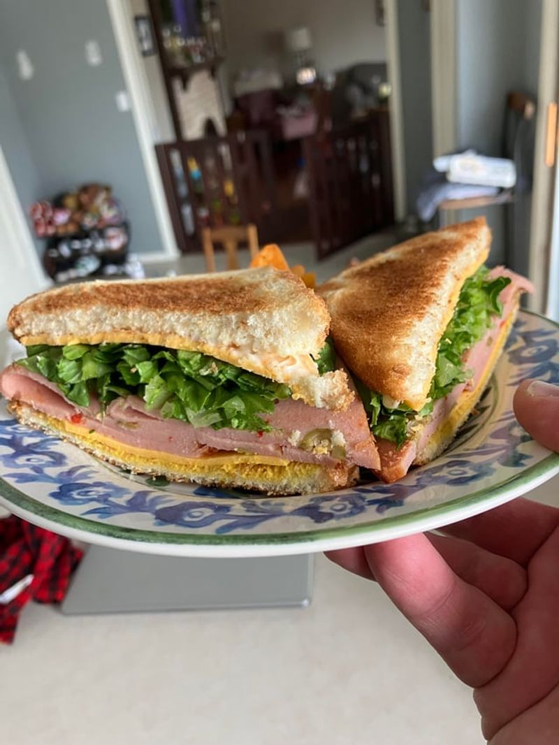 Cheese And Olive Loaf Sandwich