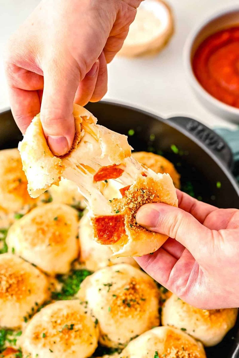 Stuffed Pizza Bites with Veggies