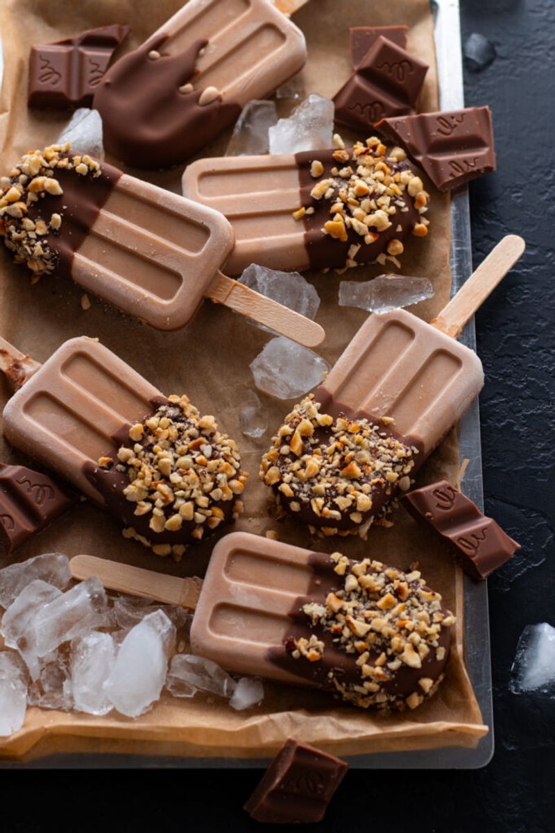 Chocolate Milk Ice Pops