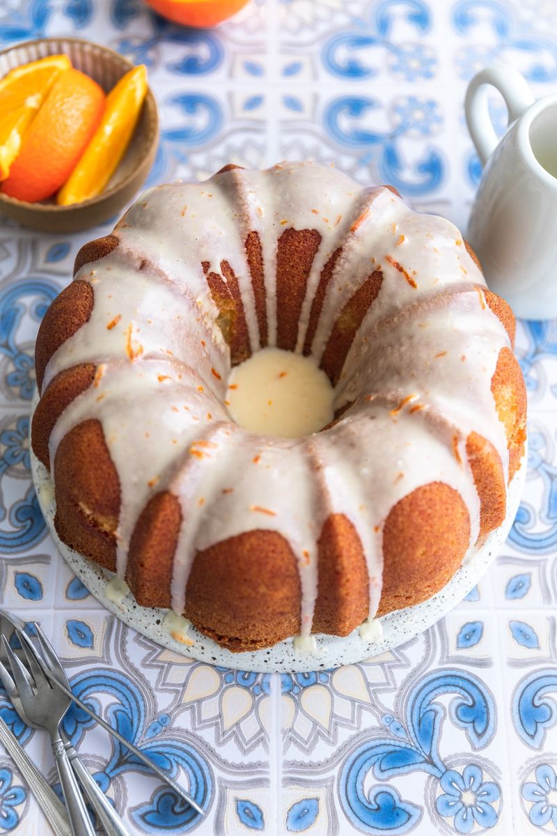 Orange Bundt Cake With Orange Glaze