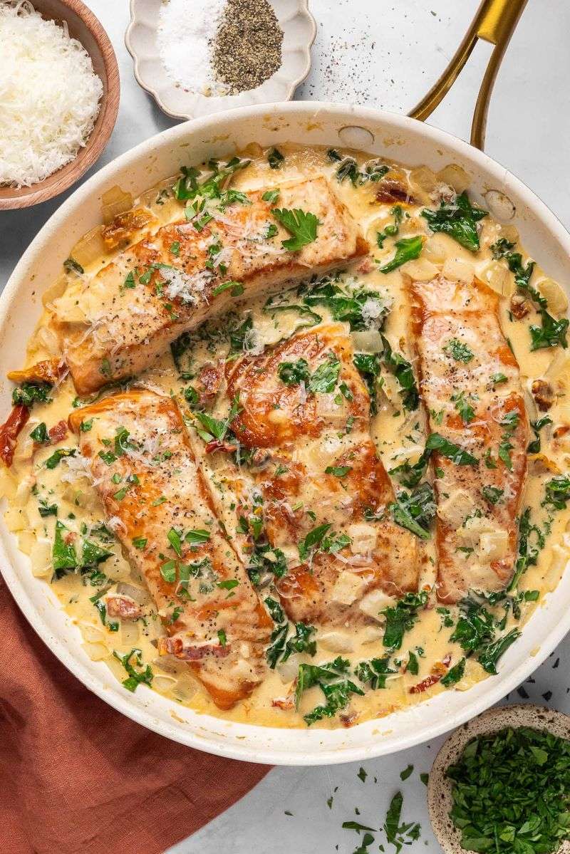 Creamy Tuscan Salmon