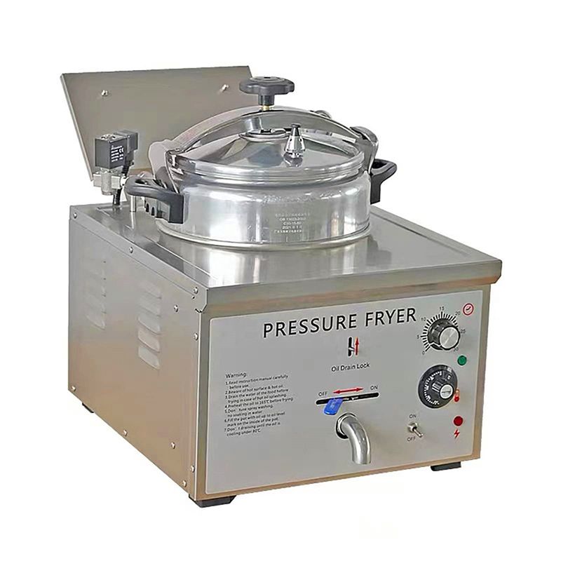 Pressure cooking reduces oil absorption