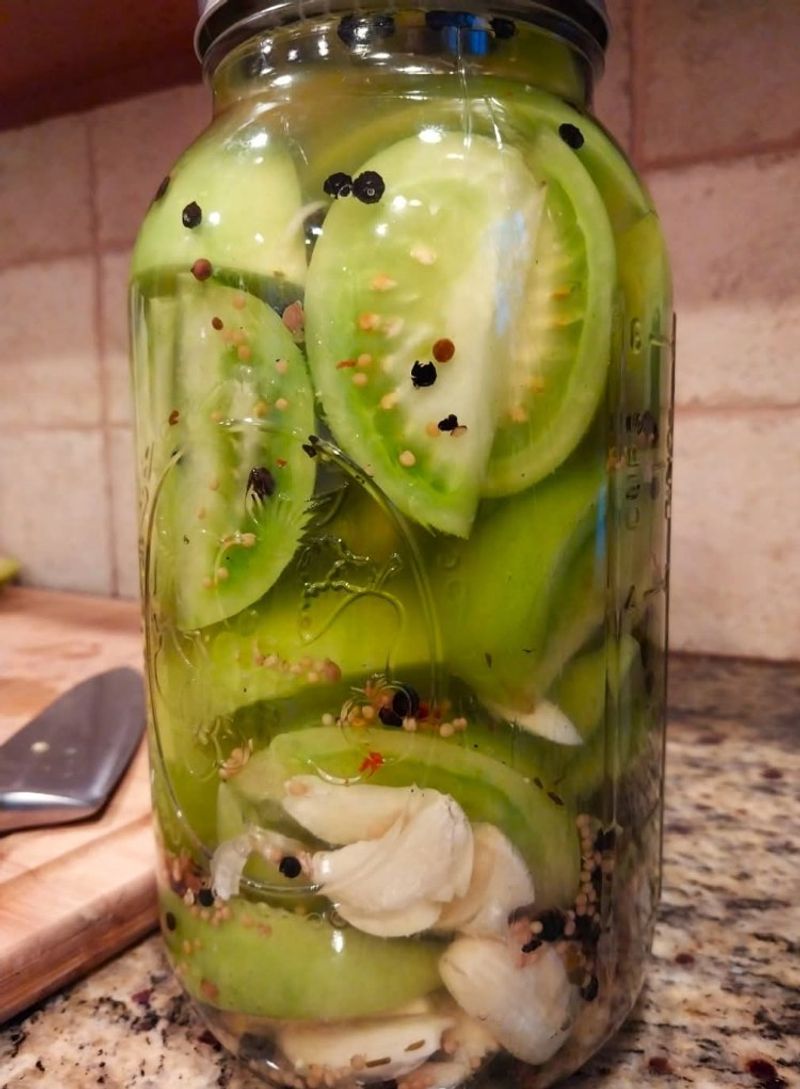 Pickled Green Tomatoes