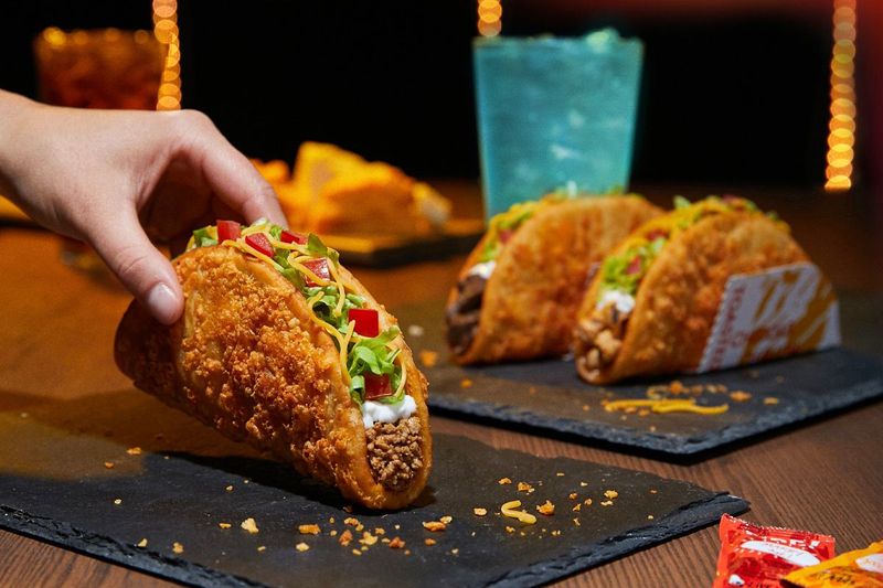 Taco Bell Cool Ranch Doritos Locos Taco