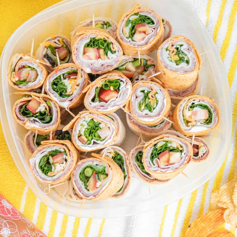 Mini Turkey or Ham Roll-Ups