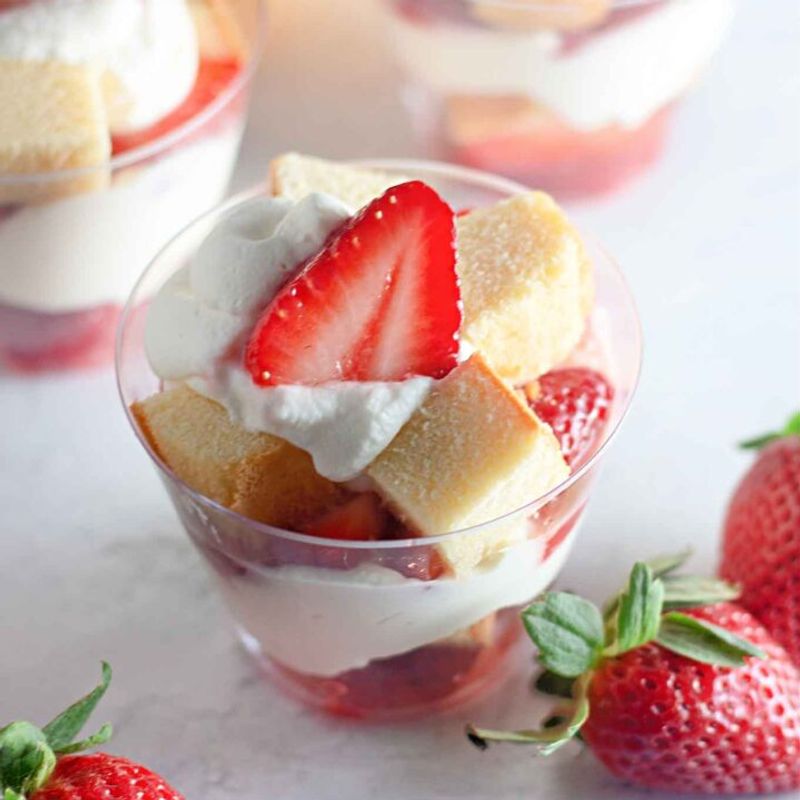Strawberry Shortcake Cups