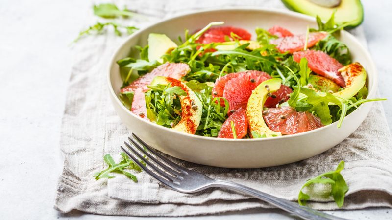 Grapefruit Avocado Salad