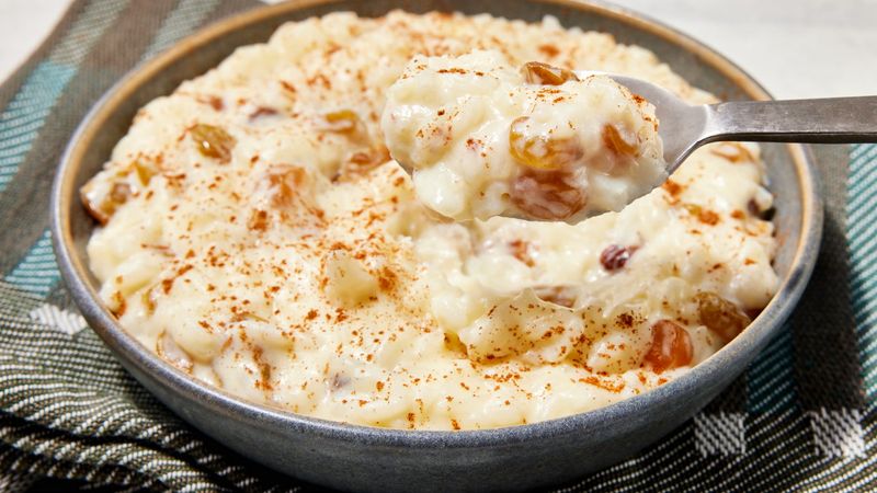 Rice Pudding With Cinnamon And Vanilla