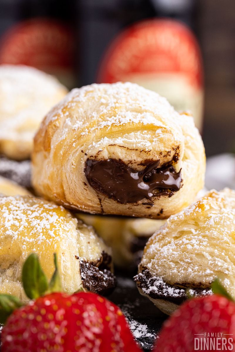 Chocolate Molten Crescent Bundles